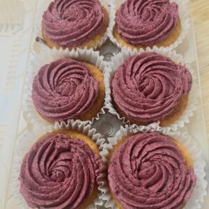 Cupcakes yogourt et bleuets ( 6 )