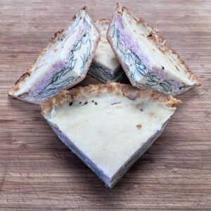 Pointe de quiche jambon et épinards