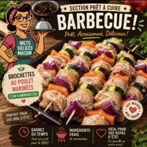 Brochettes de poulet ( 2 )
